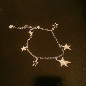 Swarovski star bracelet.